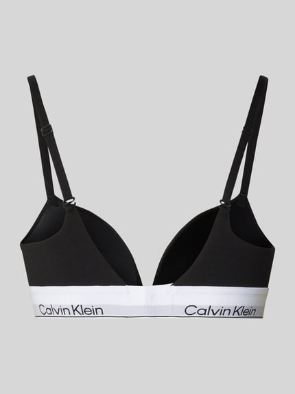Calvin Klein Underwear Push-up-BH mit Label-Bund Black 3