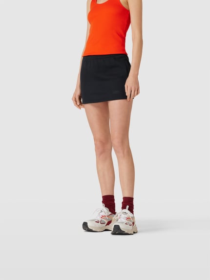 VETEMENTS minirok met labelstitching Zwart - 4
