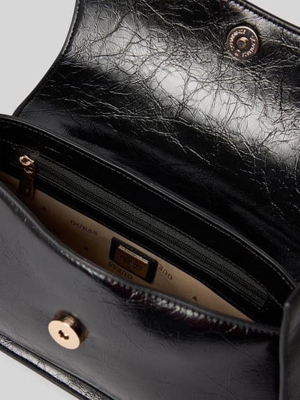 GUESS Schoudertas in leerlook model 'Xena' Zwart - 5