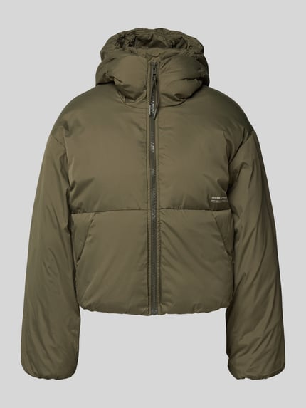 JJXX Kurtka pikowana z wpuszczanymi kieszeniami model ‘LOLLY’ Khaki 2