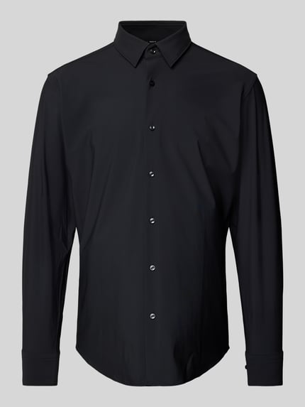 BOSS Regular Fit Business-Hemd mit Kentkragen Black 2