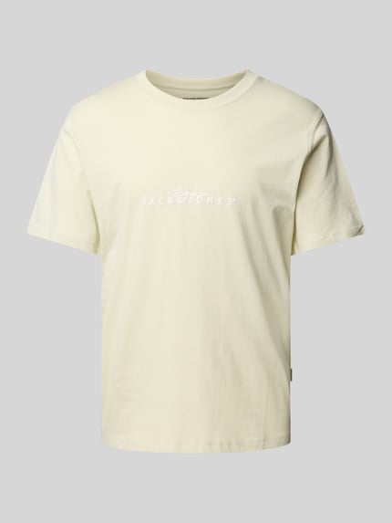 JACK & JONES T-Shirt mit Label-Print Modell 'VARENNA' Mint 2
