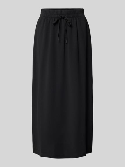 Productfoto, zwarte Fließender midi-rok uit lyocellmix model 'PERLE' van Weekend Max Mara, Dames midi-rok