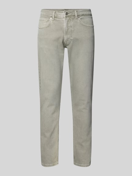 Pepe Jeans Tapered Fit Jeans aus Baumwoll-Mix Modell 'STANLEY' Khaki 2