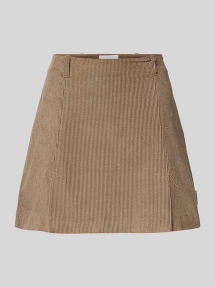 ARMEDANGELS Ausgestellter Mini-Rock aus Baumwoll-Mix Modell 'ZALAIAA' Taupe 2