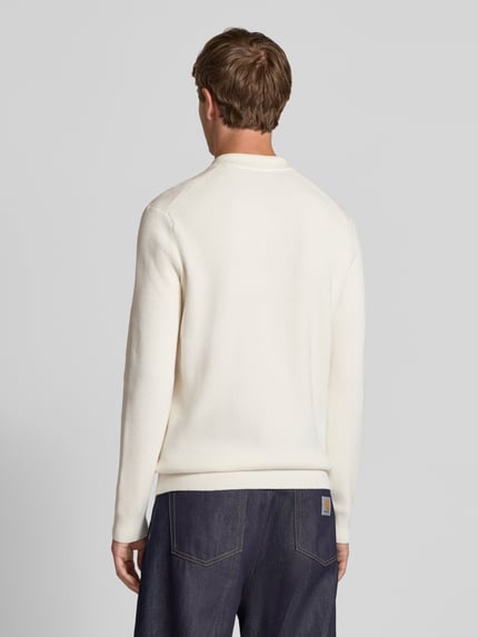 ONLY & SONS Regular Fit Strickpullover aus Baumwoll-Mix Modell 'PHIL' Offwhite 5