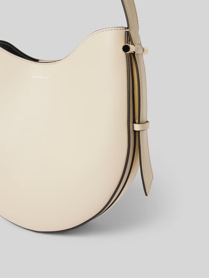 Victoria Beckham Torebka z nadrukiem z logo Écru 3