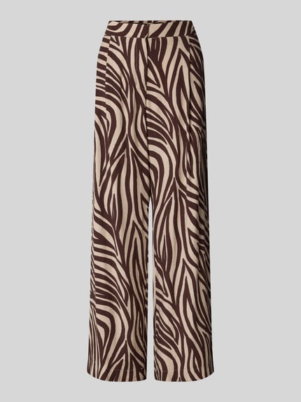 MANGO Stoffhose aus Viskose-Mix im Allover-Look Modell 'NIKITA' Black 2