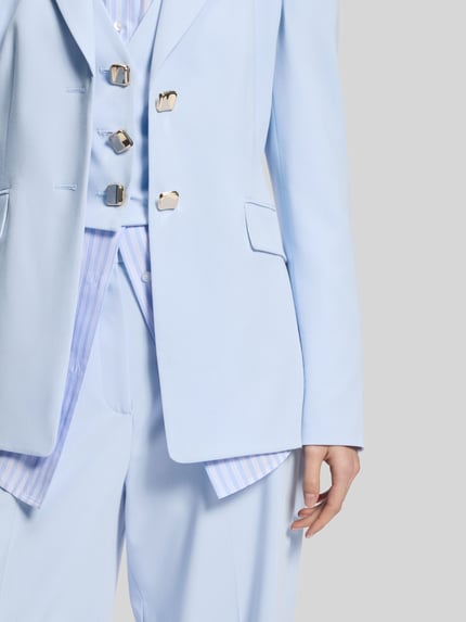 HUGO Regular Fit Blazer mit Zierknöpfe Modell 'ASMALLA' Hellblau 6