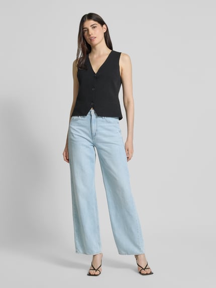 BOSS Wide leg jeans in 5-pocketmodel, model 'CROSSROAD' Lichtblauw - 1