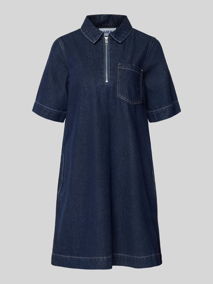 JJXX Jeanskleid mit Reißverschluss Modell 'AMARA KLARA' Dunkelblau 2