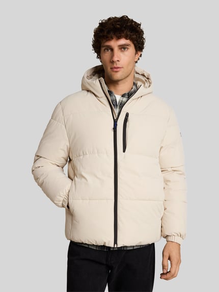 Tom Tailor Denim Steppjacke mit Brusttasche Beige 4