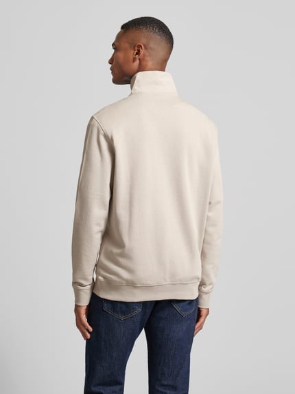 BOSS Orange Regular Fit Sweatshirt aus reiner Baumwolle Modell 'ZETRUST' Sand 5