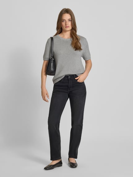 MAC Korte jeans met steekzakken Middenbruin - 1