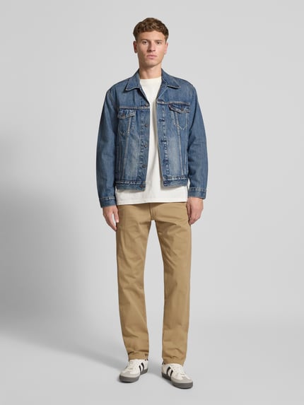 JACK & JONES Chino o kroju relaxed fit z kieszeniami z tyłu model 'KANE' Beżowy 1