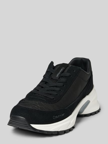 Calvin Klein Jeans Sneakers met vetersluiting BLACK - 1