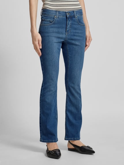 ANGELS Bootcut jeans in 5-pocketmodel, model 'LENI' Lichtblauw - 4