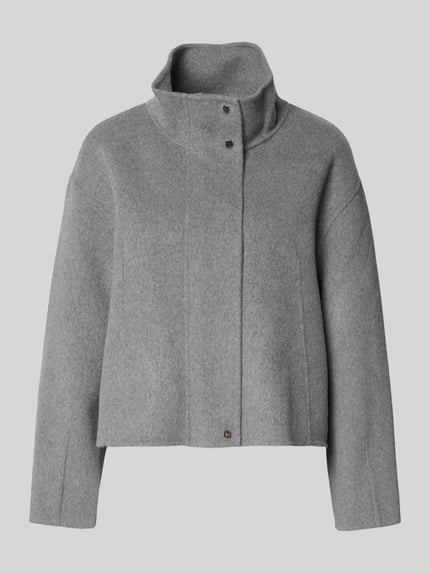 someday. Relaxed Fit Wolljacke mit Kaschmir-Anteil Modell 'VARAH PURE' Silber 2
