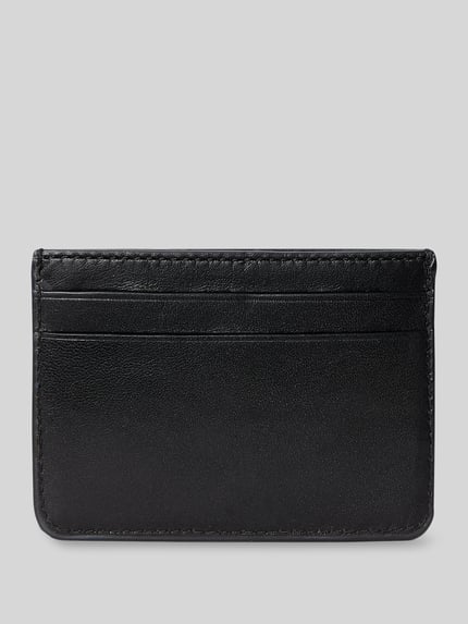 Lauren Ralph Lauren Portemonnaie aus echtem Leder mit 4 Kartenfächern Black 2