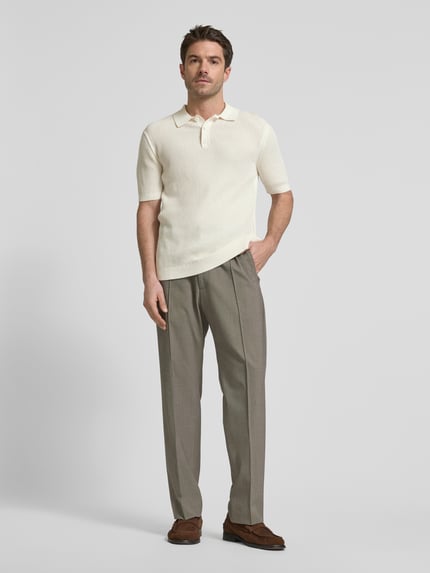 JOOP! JEANS Slim Fit Poloshirt mit Polokragen Offwhite 1