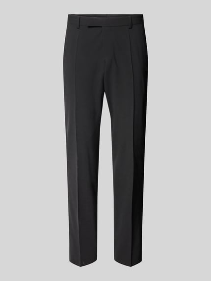 Spodnie do garnituru o kroju slim fit z mieszanki żywej wełny model ‘H-GIO-MM-C-NF’ Shop The Look MANNEQUINE