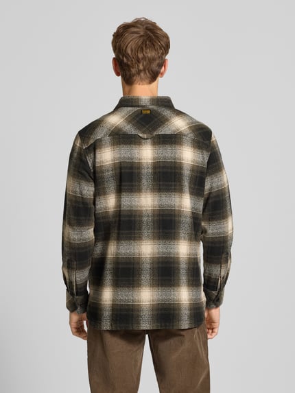 G-Star RAW Regular fit vrijetijdsoverhemd met borstzakken Olijfgroen - 5
