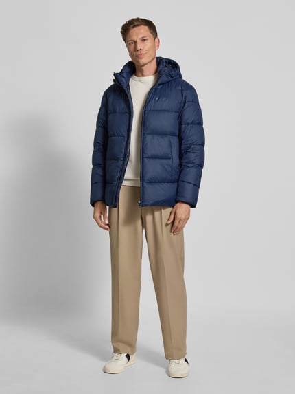 BOSS Regular Fit Puffer Jacket mit Kapuze Modell 'CIKORO' Marine 1
