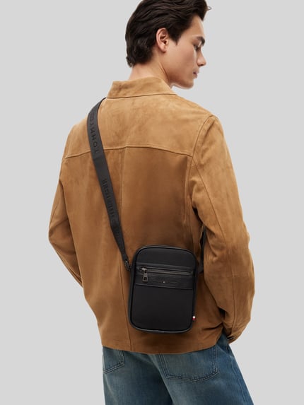 Tommy Hilfiger Torba na ramię z zamkiem błyskawicznym i detalem z logo BLACK 1