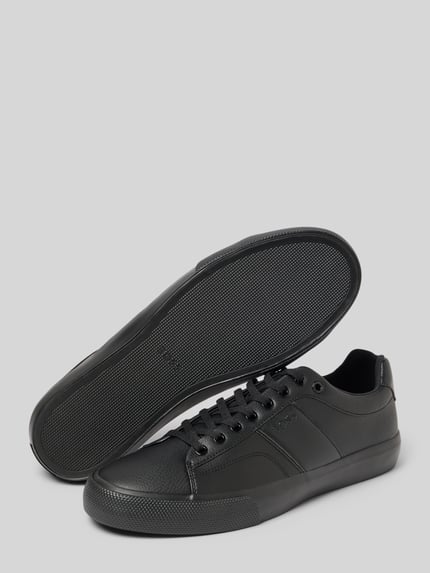 BOSS Low Top Sneaker mit Luftlöchern Modell 'AIDEN_TENN_GRLTP' Black 4