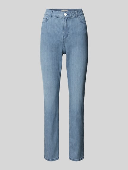 Christian Berg Woman Slim fit broek in 5-pocketmodel Jeansblauw - 2