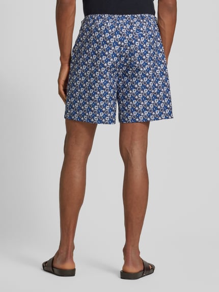 Lyle & Scott Szorty w kwiatowy wzór Ciemnoniebieski 5
