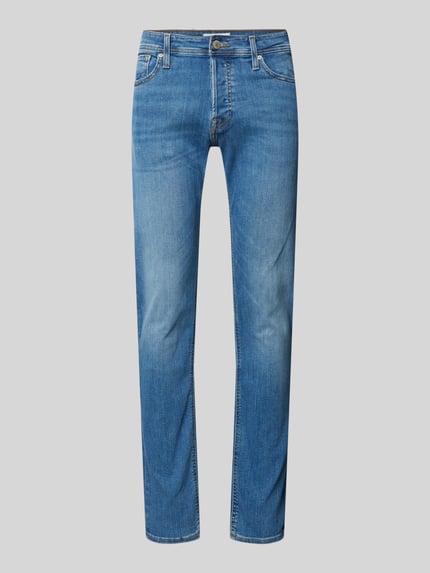 JACK & JONES Jeans mit 5-Pocket-Design Modell 'GLENN' Jeansblau 2