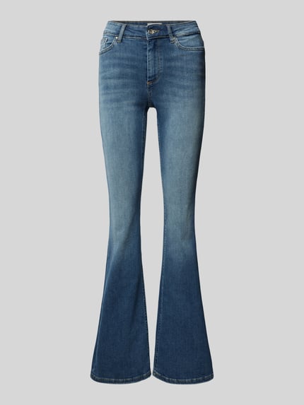 ONLY Regular Fit Flared Jeans mit Baumwoll-Anteil Modell 'BLUSH' Jeansblau 2