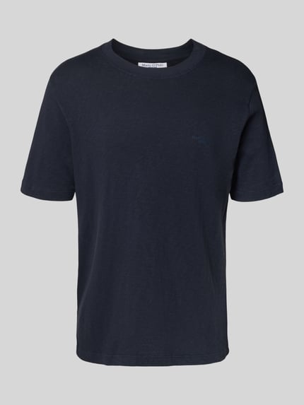 Marc O'Polo DENIM Regular Fit T-Shirt aus reiner Baumwolle Dunkelblau 2