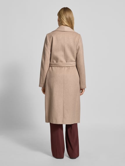 Selected Regular Fit Mantel aus Woll-Mix Modell 'ROSA' Beige 5