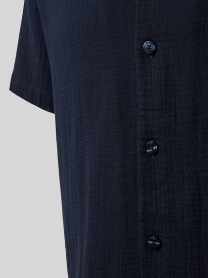 Emporio Armani Pyjama-Oberteil mit Resortkragen Marine 2