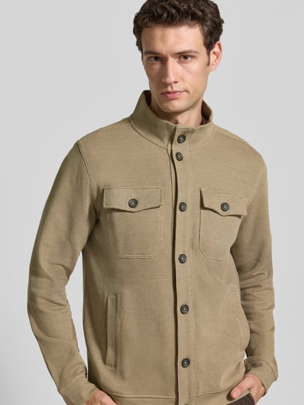 LERROS Regular Fit Jacke aus Baumwoll-Mix Modell 'SELANIK' Beige 3