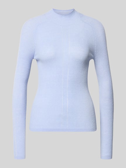 Slim Fit Pullover mit Woll-Anteil Shop The Look MANNEQUINE
