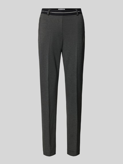 Raphaela By Brax Slim Fit Stoffhose mit Bundfalten Modell 'Lillyth' Anthrazit 2