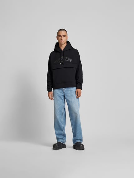 Dsquared2 hoodie met labeldetail Zwart - 1