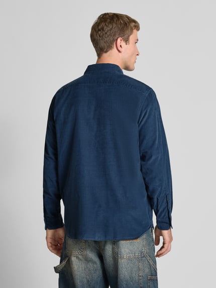 Levi's® Relaxed fit vrijetijdsoverhemd met kentkraag, model 'JACKSON WORKER' Marineblauw - 5