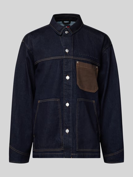 Regular Fit Jeansjacke aus reiner Baumwolle Shop The Look MANNEQUINE