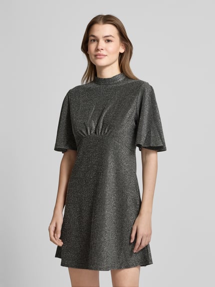 Apricot Mini-jurk met effectgaren Zilver - 4