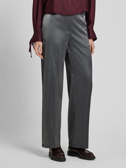 someday. Stoffen broek met elastische band, model 'Cadori' Zilver - 4