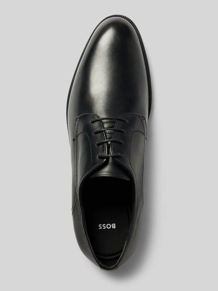 BOSS Schnürschuhe aus Leder Modell 'TAYIL' Black 3