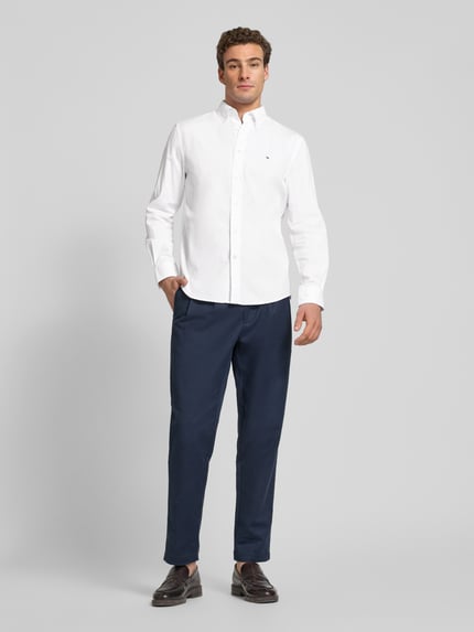 Tommy Hilfiger Freizeithemd mit Knopfleiste Weiss 1