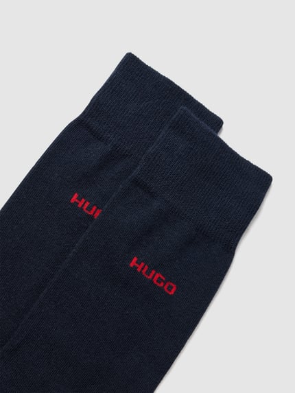HUGO Socken mit Label-Detail im 2er-Pack Dunkelblau 2