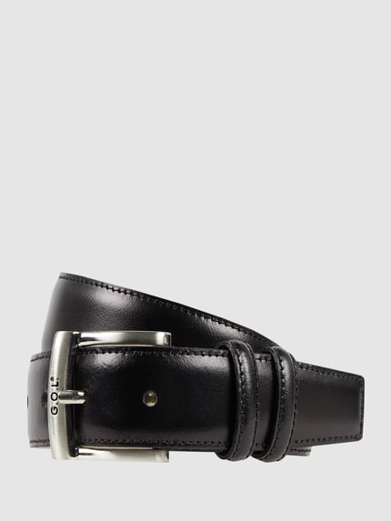 G.O.L. Gürtel aus Leder Black 1