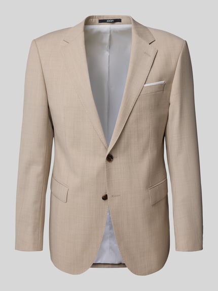 JOOP! COLLECTION 2-knoops colbert met wol Model 'Herby' Beige - 2