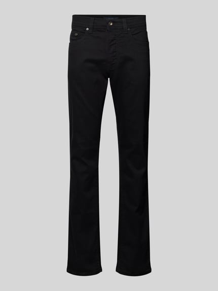 Pierre Cardin Regular Fit Jeans mit Label-Patch  Modell 'Lyon' Black 2